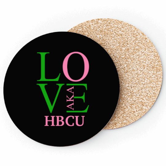 Hbcu Love Aka Paraphernalia For Soror Aphla Access Coasters