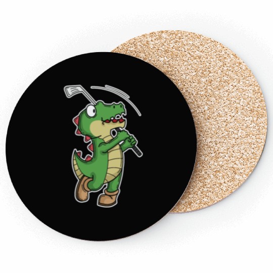 Tyrannosaurus-Rex Crocodile plays Golf Coasters