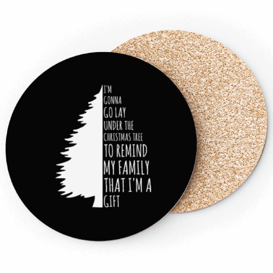 Christmas Tree Funny Coasters
