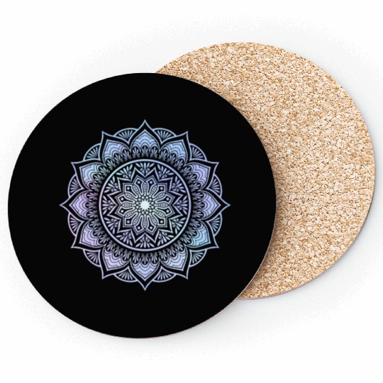 Opalescent Mandala Coasters