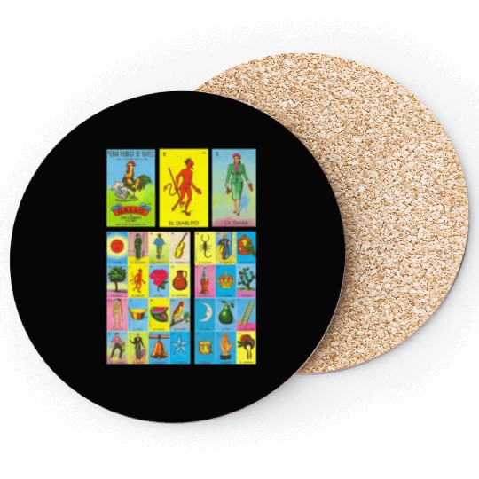 Loteria Mexican Coasters