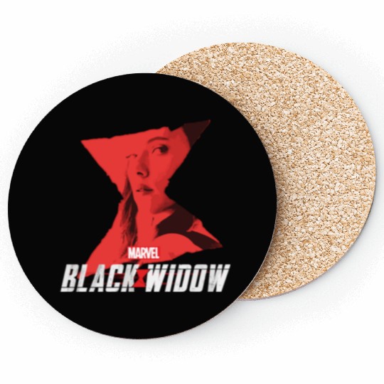 Marvel Black Widow Natasha Romanoff Hourglass Coasters