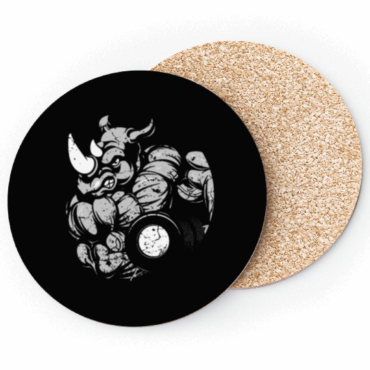 Gym Fitness Rhino Coasters