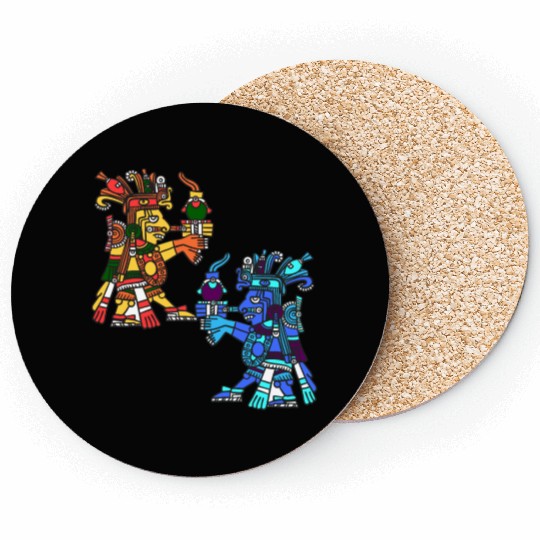 Aztec God Mayan Civilization Inca Culture Gift Coasters