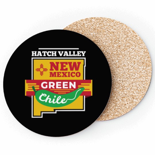 Hatch Chile Coasters Green Chili Pepper