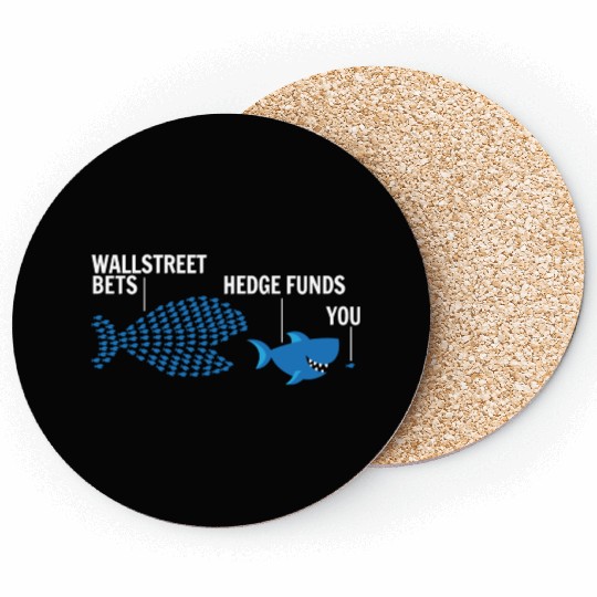 Hedge Fund Stocks Trade GME Meme Wallstreetbets Coasters