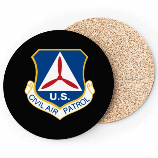 Civil Air Patrol Logo Air Force Cap Military Veter Coasters