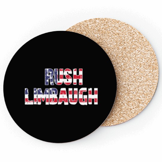 Rush Limbaugh RIP 1951-2021 Coasters