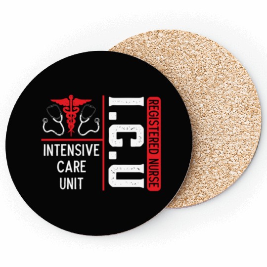ICU Registered Nurse Medical Intensive Care Unit Coasters