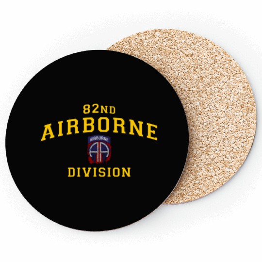 Us Army 82Nd Airborne Division Paratrooper Coasters
