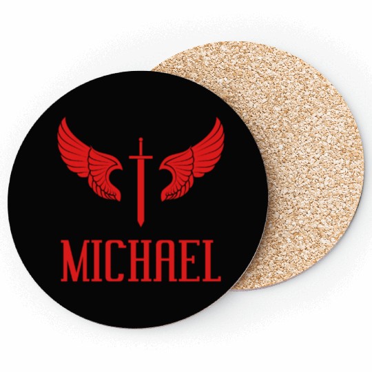 The Archangel St. Michael Coasters