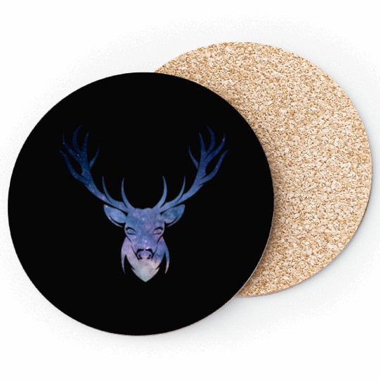 Galaxy Deer Coasters