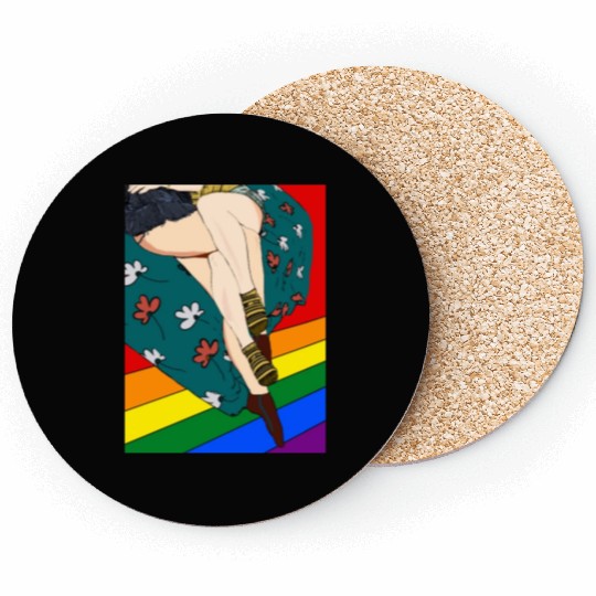 Lesbians in bed Coasters