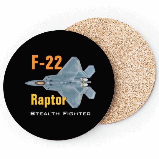 F 22 Raptor stealth fighter Coasters