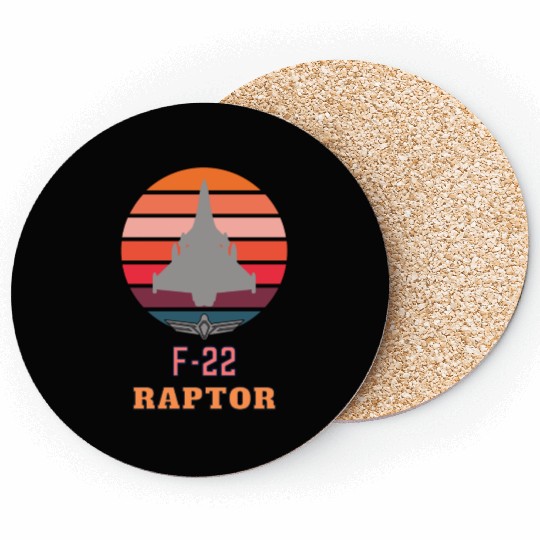 F-22 raptor Coasters