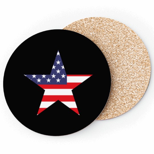 American Flag Coasters