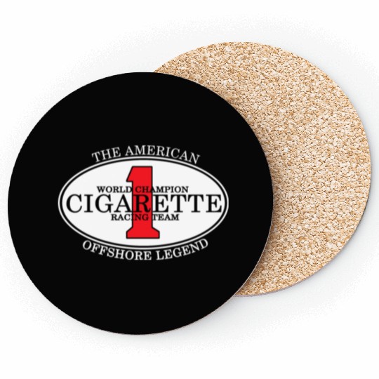 The American World Champion Cigarette Racing Team Coasters