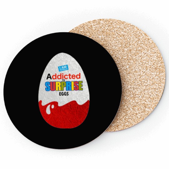 Delicious Schokobons Kinder Egg Coasters