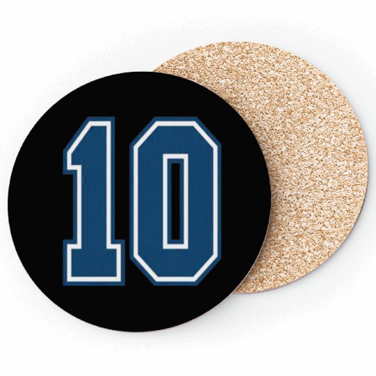 10 Sports Number - Ten Sports Number Coasters