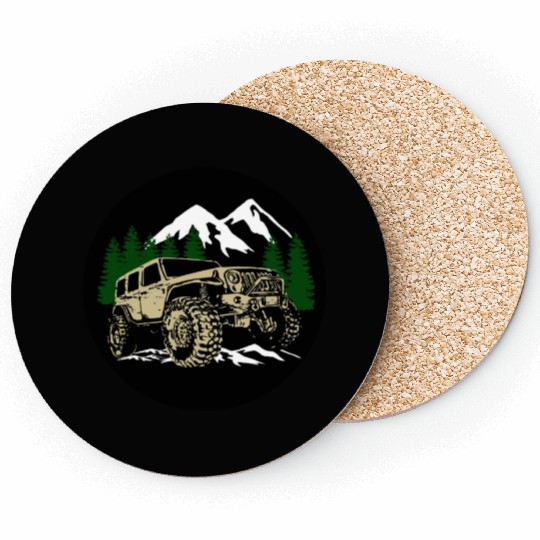 Mountain Jeep Coasters