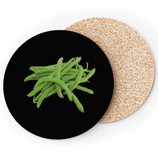 Green Beans Vegetable Coasters