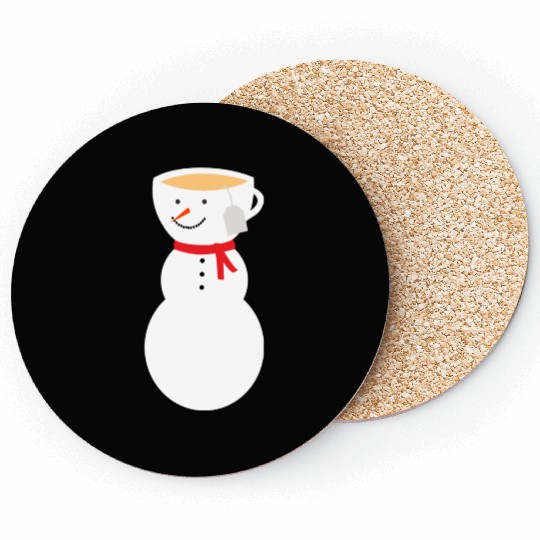 Fros-TEA the Snowman Let It Snow frosty tea Coasters