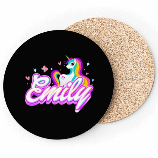 Emily Unicorn Coasters