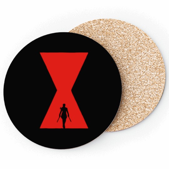 The Black Widow Coasters