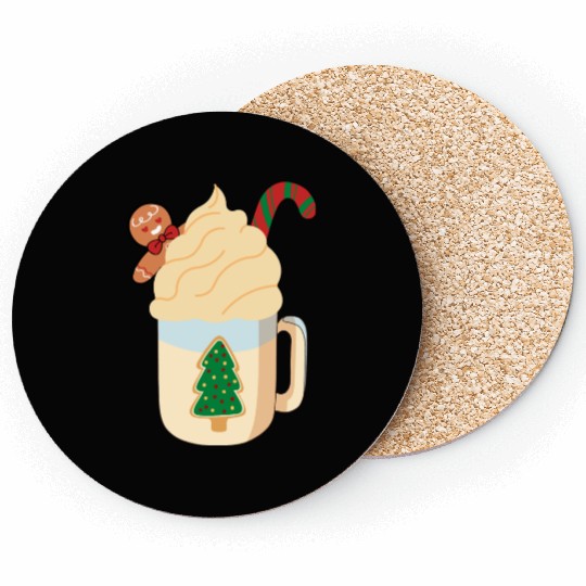 Candy Cane and Hot Cocoa, Hot Chocolate Coasters