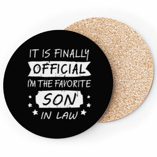 Favorite Son In Law Gifts For Son-In-Law Son Inlaw Coasters