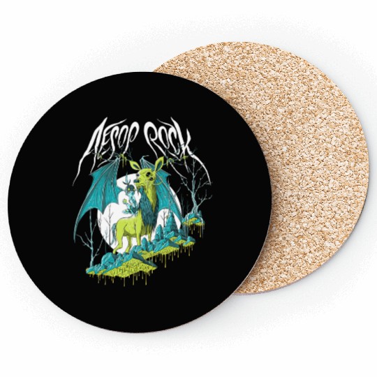 Aesop Rock Merch Deer Men Women Kid Youth Coasters