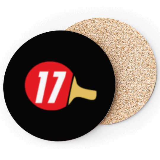 Table Tennis Team Coasters