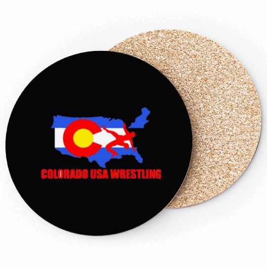 Team USA Wrestling Colorado Division Coasters