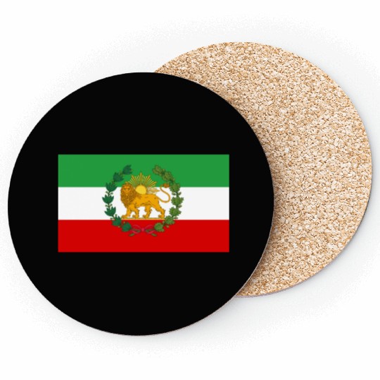 Flag of Iran Lion and Sun Coasters