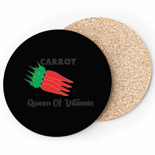 carrot vegetable Coasters