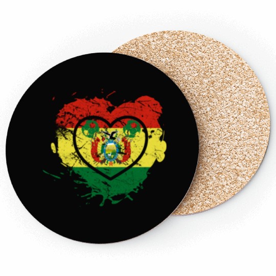 I Love Bolivia, I Love Football Coasters