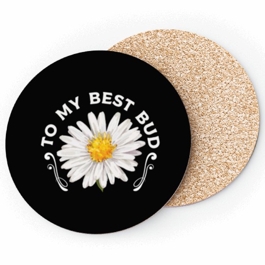 Daisy Garden Gardening Gardener Coasters