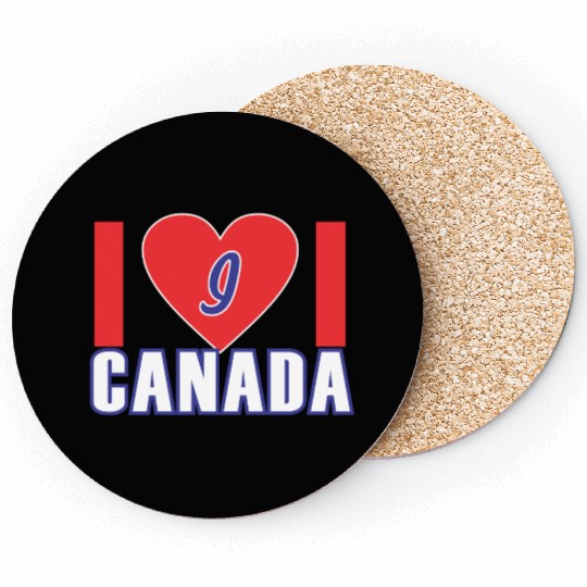 i love canada Coasters