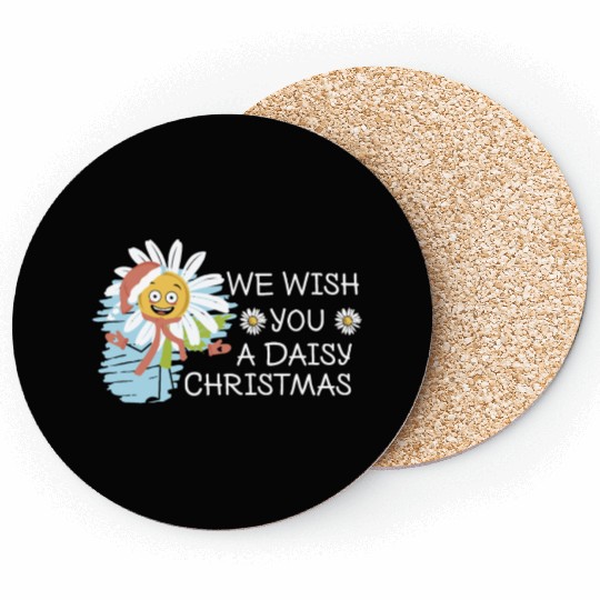 Daisy Garden Gardening Gardener Coasters