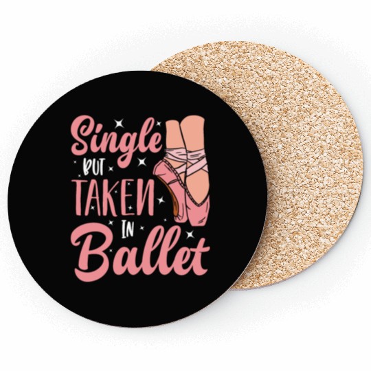 Ballet Classical Lifestyle Ballerina Dance Gifts Coasters