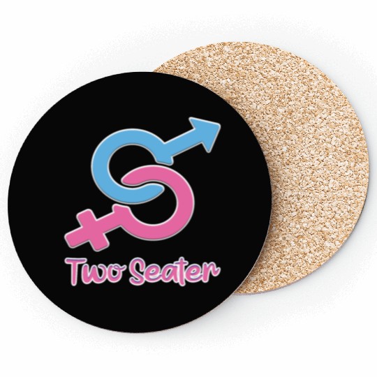 Silk road tees two seater funny Coasters