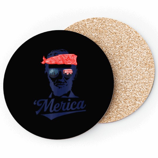 Funny Abraham Lincoln Coasters