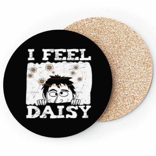Daisy Garden Gardening Gardener Coasters