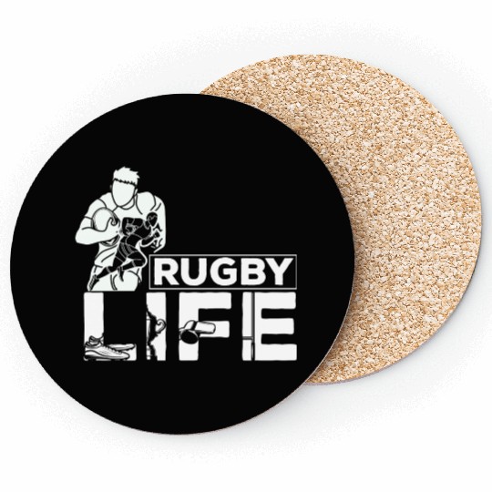 Rugby Lover Player Coach Rugby Fan Coasters
