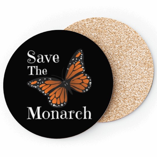 Butterfly Save The Monarch Butterflies Pollinators Coasters