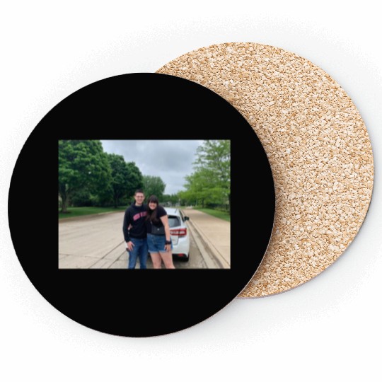 Emily and her boyfriend Coasters