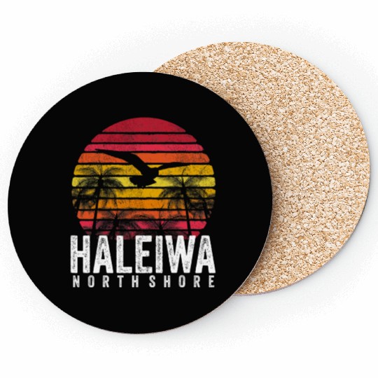 Haleiwa Hawaii HI North Shore Sunset Surf Surfing Coasters