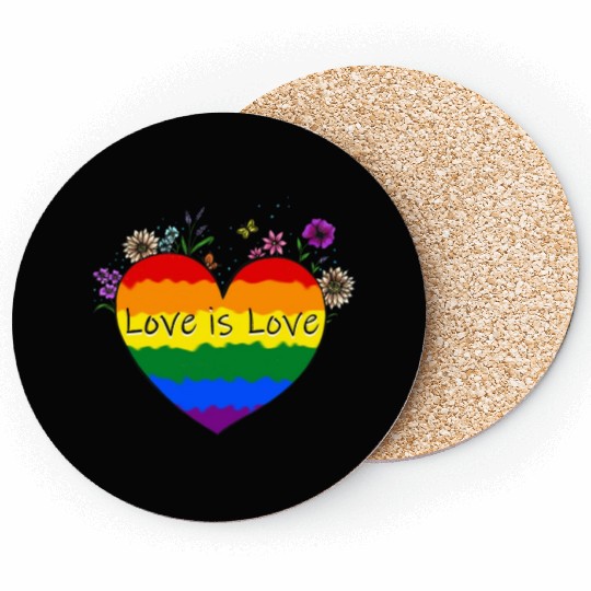 Love is Love Coasters
