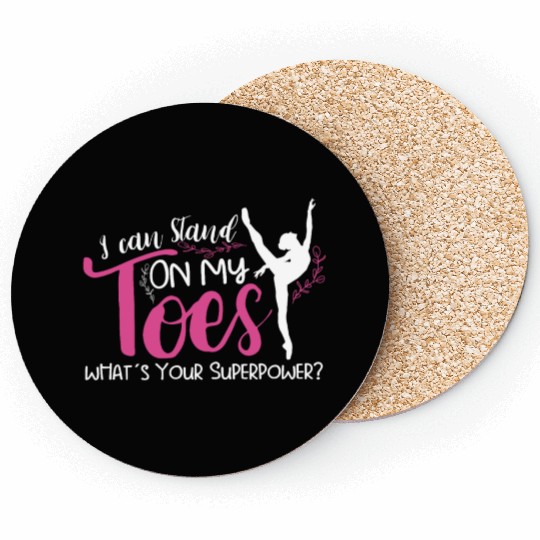Ballet Ballerina Dance Dancer Dancing Ballet Gift Coasters