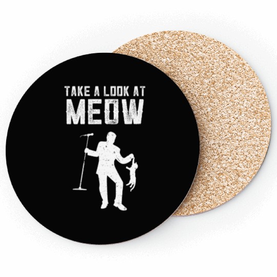 Funny Music Song Kitties Tomcat Cats Coasters